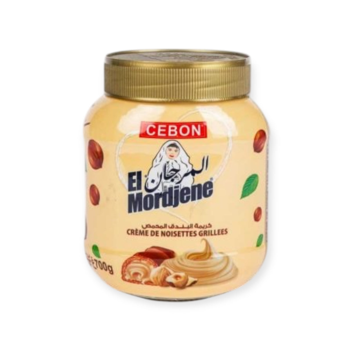 Cebon El Mordjene Roasted Hazelnut Spread 700g